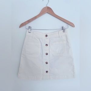 Marine Layer Casual A-Line Mini Skirt